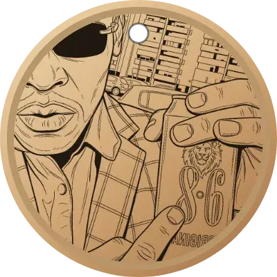 Porte-clés Portrait Rappeur